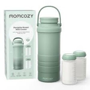 Momcozy Sage Green Portable Breast Milk Cooler Bottle